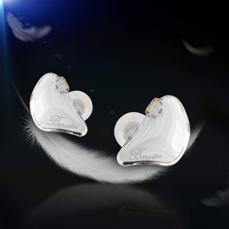 BASN Bmaster Triple Drivers in Ear Monitor Headphone with Two Detachable Cables Fit in Ear Suitable for Audio Engineer, Musician (White) - Image 4